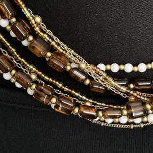 NWT Soleil 5 strand necklace from Premier designs can be worn many ways